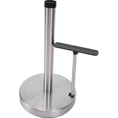 Porte-essuie-tout en acier inoxydable avec support et flacon pulvérisateur, bras de tension pour la cuisine (1/5)