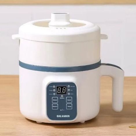 Cuiseur à riz électrique domestique Mini marmite multifonctionnelle, marmite à la vapeur. Marmite chauffe rapidement (1/5)