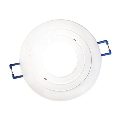Supporto Faretto LED da Incasso Bianco IP20 Ø92mm - foratura Ø77mm