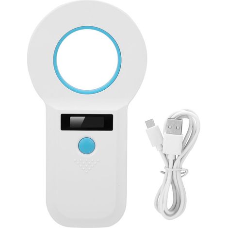 Lesegerät für Haustier-Marken, Mikrochip-Scanner für Haustiere, für RFID, 34,2 kHz/125 kHz, wiederaufladbar, unterstützt EMID/FDX-B (1/5)