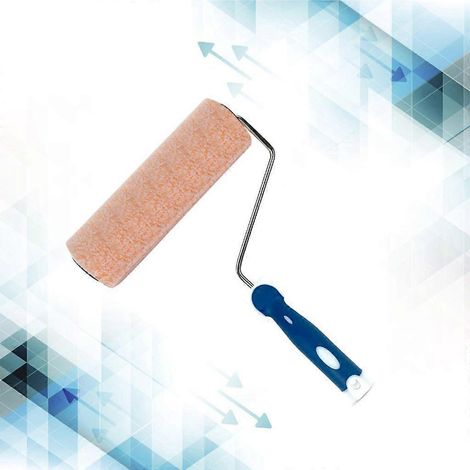 Rouleau à peinture de 23 cm avec revêtement en microfibre pour surfaces lisses et fines, pinceau (1/4)