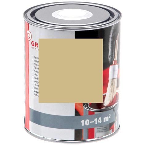 Vernis à peinture vert-beige RAL 1000 NOPOLUX WILCKENS GRANIT Bidon de 1 l