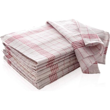 Lot de 5 torchons de cuisine en pur coton - Torchons de cuisine, torchons en pur coton, 40 x 60 cm (1/3)