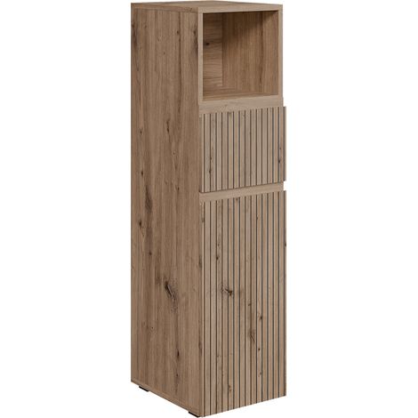 mobiletto bagno Takumi, Artigiano, 30 x 112.6 cm con cassetto e anta, Vicco (1/5)