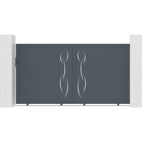 Puerta corredera de aluminio 3m LIFE 300 x 160 cm (1/5)