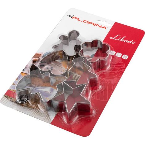 Set mit 6 Florina Likoris Ausstechformen
