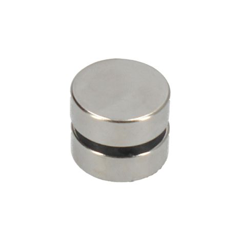 Ferrestock FSKNDC005 Pack de imanes redondos de neodimio (tierras raras) con una fuerza de sujeción super potente, fijación extra, 28x10 mm, 2 unidades