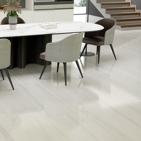 Gres Porcelánico Efecto Mármol Dolomite Brillante 60X120 - EDOE819 (Ceramishop.es) (1/5)