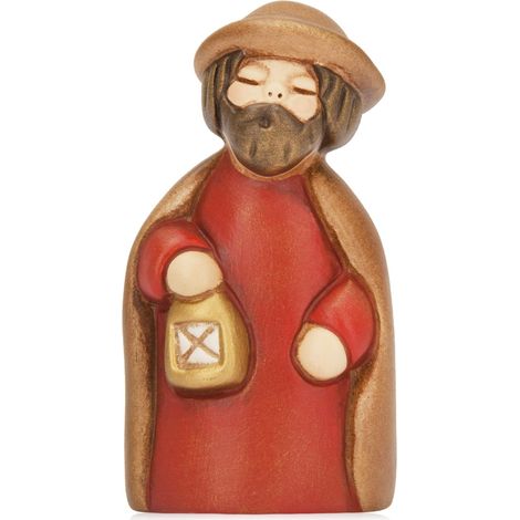 THUN® - San Giuseppe - Versione Rossa - Statuine Presepe Classico - Ceramica - I Classici (1/3)