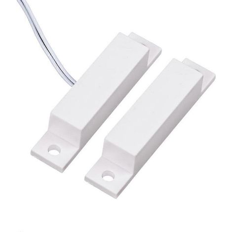 Capteur de contact magnétique pour porte/fenêtre, interrupteur magnétique NO/NC, facile à installer (1/5)