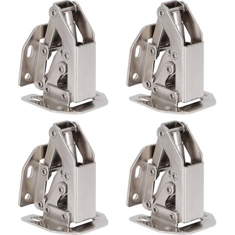 Kit de 4 charnières de porte en forme de pont pour meubles de placard et penderie (1/5)