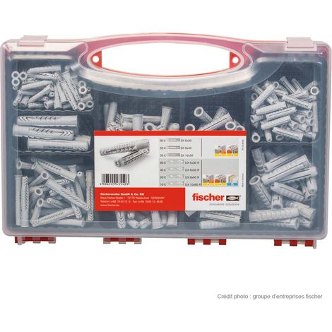 Malette 290 chevilles universelles SX et UX - corps creux et pleins - FISCHER (1/5)