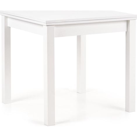 Mesa Houston 224, Blanco, 76x80x80cm, Alargamiento, Aglomerado laminado, MDF