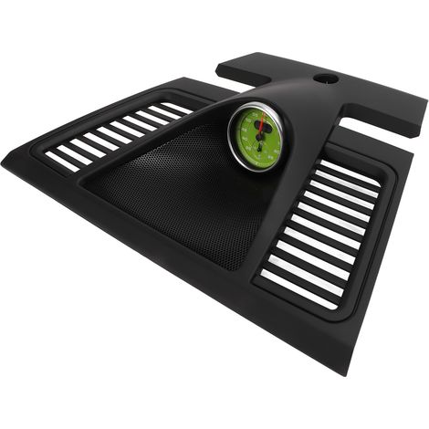 Tableau de bord supérieur central 970 552 151 01 6W0 Cadran horloge garniture remplacement pour Panamera 2010-2016 Noir (1/5)