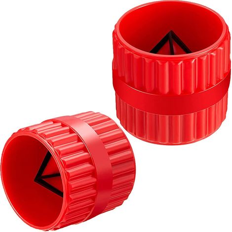 Rohrentgrater, Universal-Rohrentgrater, Innen-Außenreibahle, innen: Ø5-38 mm, Rohranfaswerkzeug, PVC-Rohr-Entgratwerkzeug (2 Stück) (1/5)