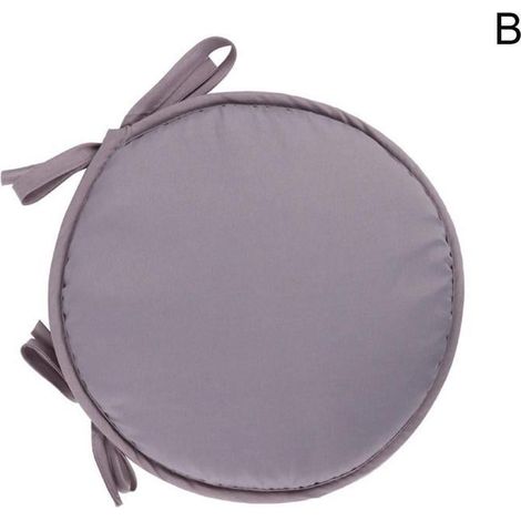 Coussin De Chaise Rond - 30 Cm De Diamètre - Épaisseur 8 Mm - En Polyester - Pour Cuisine Salle À Manger Jardin Bureau - 1 Pièce (1/5)