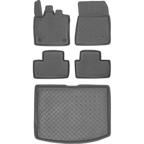 Renault Captur II Crossover SET 2020 - Alfombrillas para coche + alfombrilla para maletero