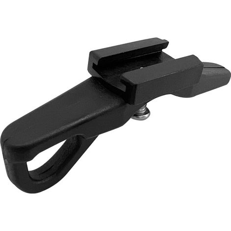 Bornes d'amarrage marines en nylon noir de type corne de bélier, accessoires de quincaillerie marine, yacht et camping-car, bornes d'amarrage d'amarrage en nylon noir de type corne de bélier. (1/3)