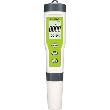 Ahlsen En 1, medidor digital portátil de temperatura PH EC, probador de calidad del agua, pluma de prueba de pureza (1/5)
