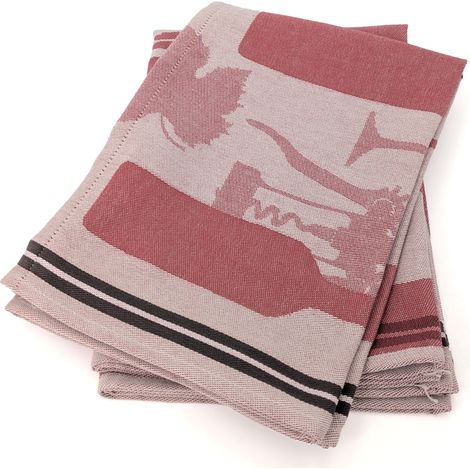 Torchon de cuisine VITIS aspect toile 100 % coton