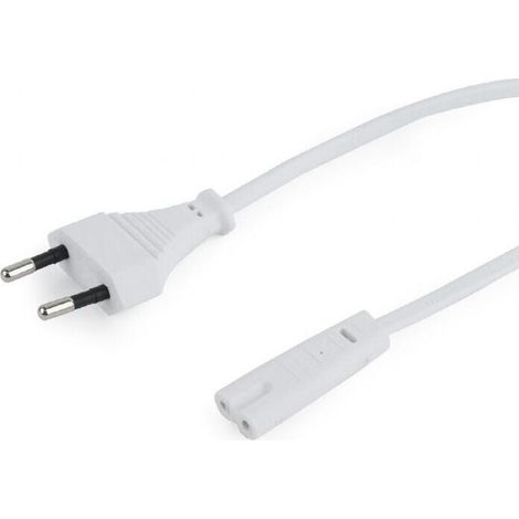 Cable de corriente 2c gembird - blanco (cable de 8) (1/3)