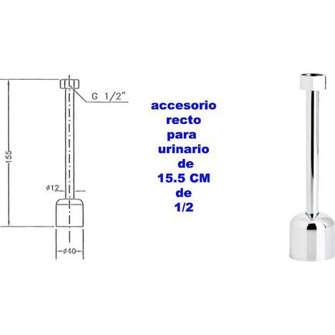 GENEBRE genebre rep-bajante urinario recto de 15,5 cmx1-2  1017 04