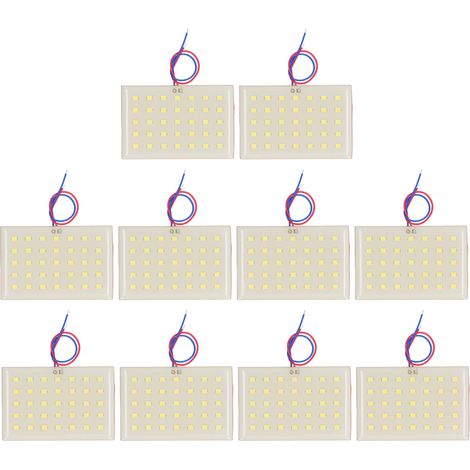 10 Pièces Panneau LED SMD 5W 3.2V 3.7V Ampoule pour Lampe de Jardin Poteau Composant Électronique (1/5)