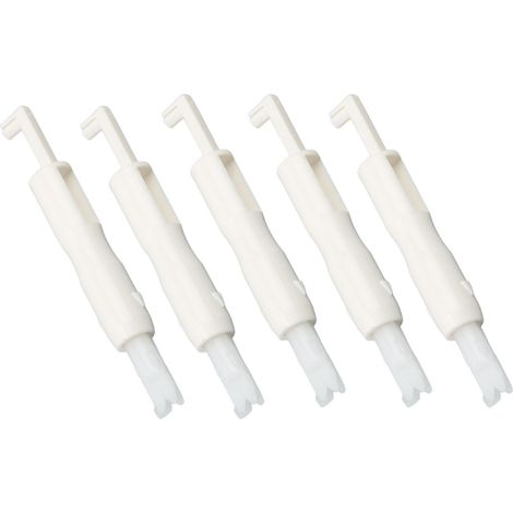 Ensemble de 5 pièces pour machine à coudre domestique comprenant un enfile-aiguille automatique, un enfile-aiguille, un changeur d'aiguilles et des outils de couture. (1/5)