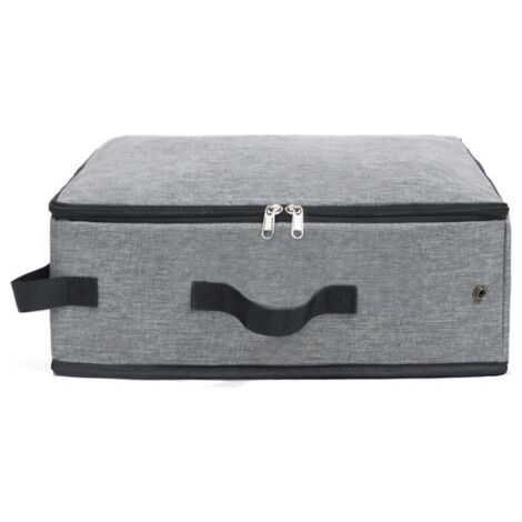 Boîte à litière de voyage portable, bac à litière pliable avec couvercle et poignée, litière pliable légère standard, a (1/4)