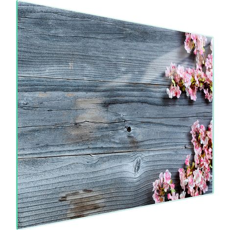 Glasschneidebrett 52x30 Holz (1/5)