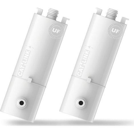 Ultra-filtering filter for CATLINK cat water fountain, compatible with the CATLINK PURE 2 pet water fountain, replacement filter for cat water fountain (2 pieces) (1/3)