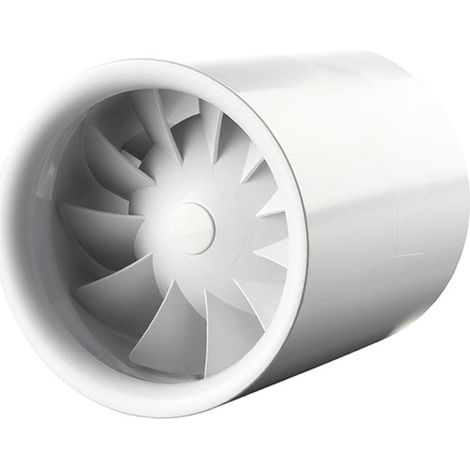 Extracteur d'air silencieux 150mm – Débit 285 à 375 m³/h – Moteur à billes à froid – Protection IP X4 – Pour chambres de culture – Winflex Ventilation (1/4)