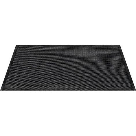 Felpudo  efecto  3D  antracita  PES  L450xW750xS10mm (1/3)