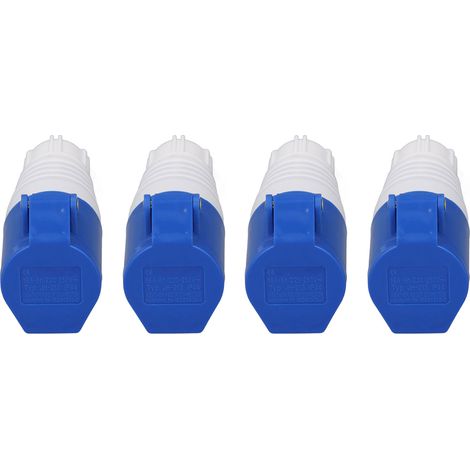 IP44 Industrie-3-Pin-Wasserschutzstecker, 220–250 V, 4er-Pack (1/5)
