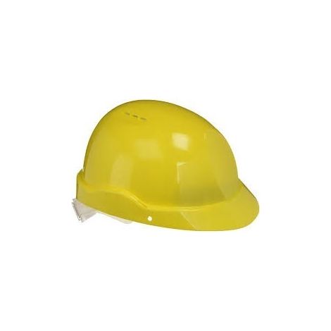 CASCO OBRA POLIETILENO AJUSTABLE AMARILLO FERKO AR-5R