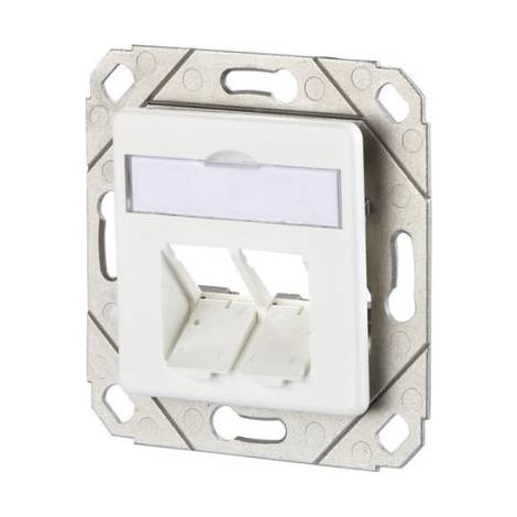 BTR 130B20D21102KE - SCATOLA DI DERIVAZIONE KEYSTONE A 2 PORTE, VUOTA, BIANCO PURO (130B20D21102KE)