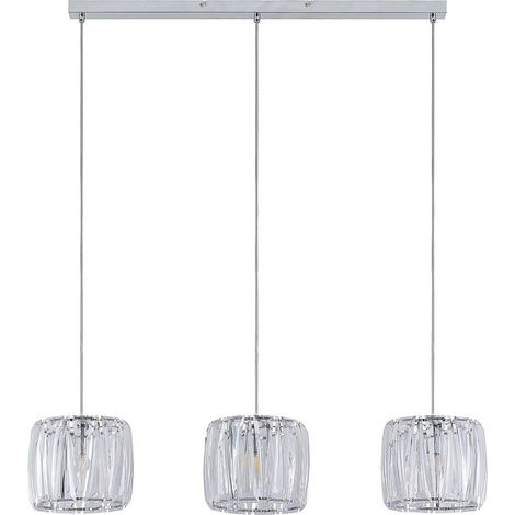 Lindby Lámpara colgante 'Sofia' en Transparente de Plástico