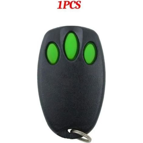 Télécommande de porte de garage, ouvre-porte compatible pour Liftmaster Merlin, bouton vert, 1 pièce