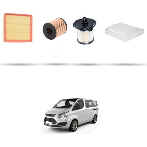 Kit tagliando 4 filtri compatibile con Ford Tourneo Custom 2.2 TDCi 74kw dal 2012 (1/5)