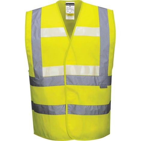 Chaleco Triple Technology - Visibilidad y Seguridad / Amarillo / XX/3X