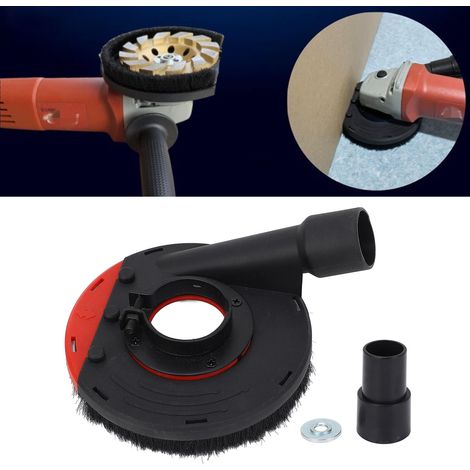 Capot de Protection Anti-Poussière pour Meuleuse d'Angle 100-115mm B-100H Rouge Noir (1/5)
