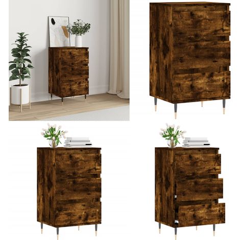 Sideboard Räuchereiche 40x35x70 cm Holzwerkstoff - Holz Sideboard - Holz Sideboard Räuchereiche (1/5)