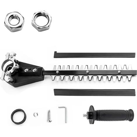 Adaptateur de Taille-Haie à 9 Dents pour Tondeuse à Gazon de 450 Mm, Meuleuse D'Angle Aux Outils de Taille-Haie Sans, Outils de Jardin (1/5)