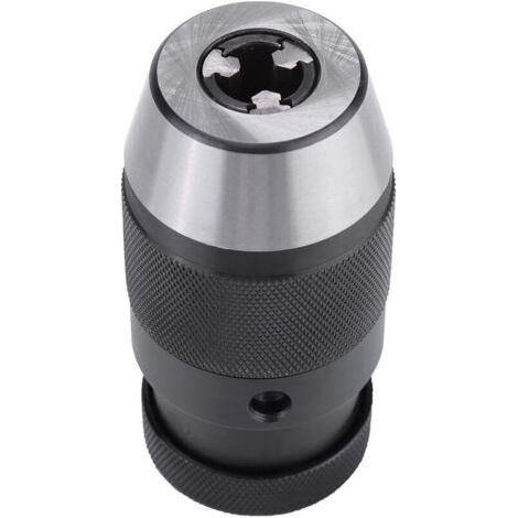 Portabrocas, 1 unidad MT2-B16 1-16 mm 1/2" sin llave, de acero B16, autoajustable, para torno y taladro eléctrico.