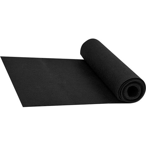Rouleau de feutre noir 30 x 203 cm pour jardinières suspendues, panier remplacement (1/2)
