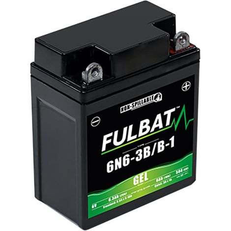 Batterie Fullbat FUL GEL - 6N6-3B / 6N6-3B-1 (Gel, sans entretien)