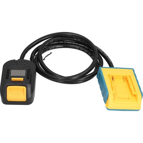Adaptateur de batterie portable et léger au lithium avec rallonge de 1,5 mètre (1/5)