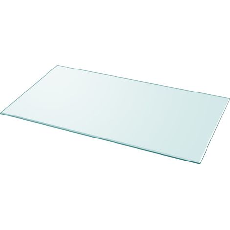 Maison Exclusive - Piano Tavolo Vetro Temperato Rettangolare 1200x650 mm