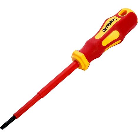 4mm x 100mm slotted VDE� 1000V electrical screwdriver - L0658 (1/3)