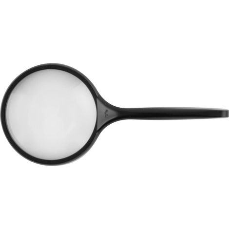 Loupe de lecture portable à manivelle de 100 mm (grossissement x3), en ABS, pour personnes âgées. (1/5)